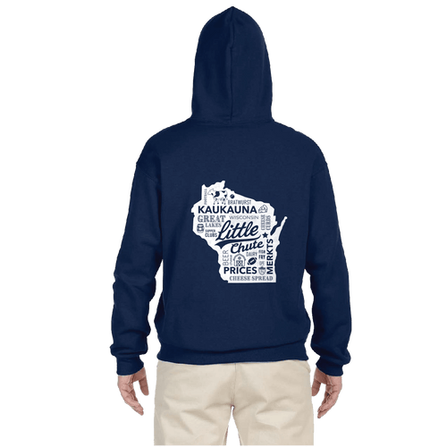 Little Chute Wisconsin Hoodie - Back