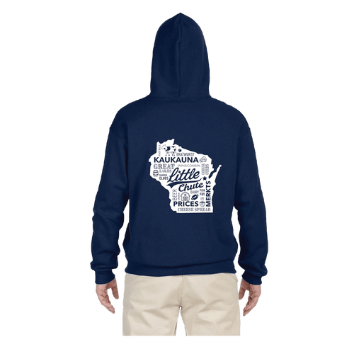 Little Chute Wisconsin Hoodie - Back